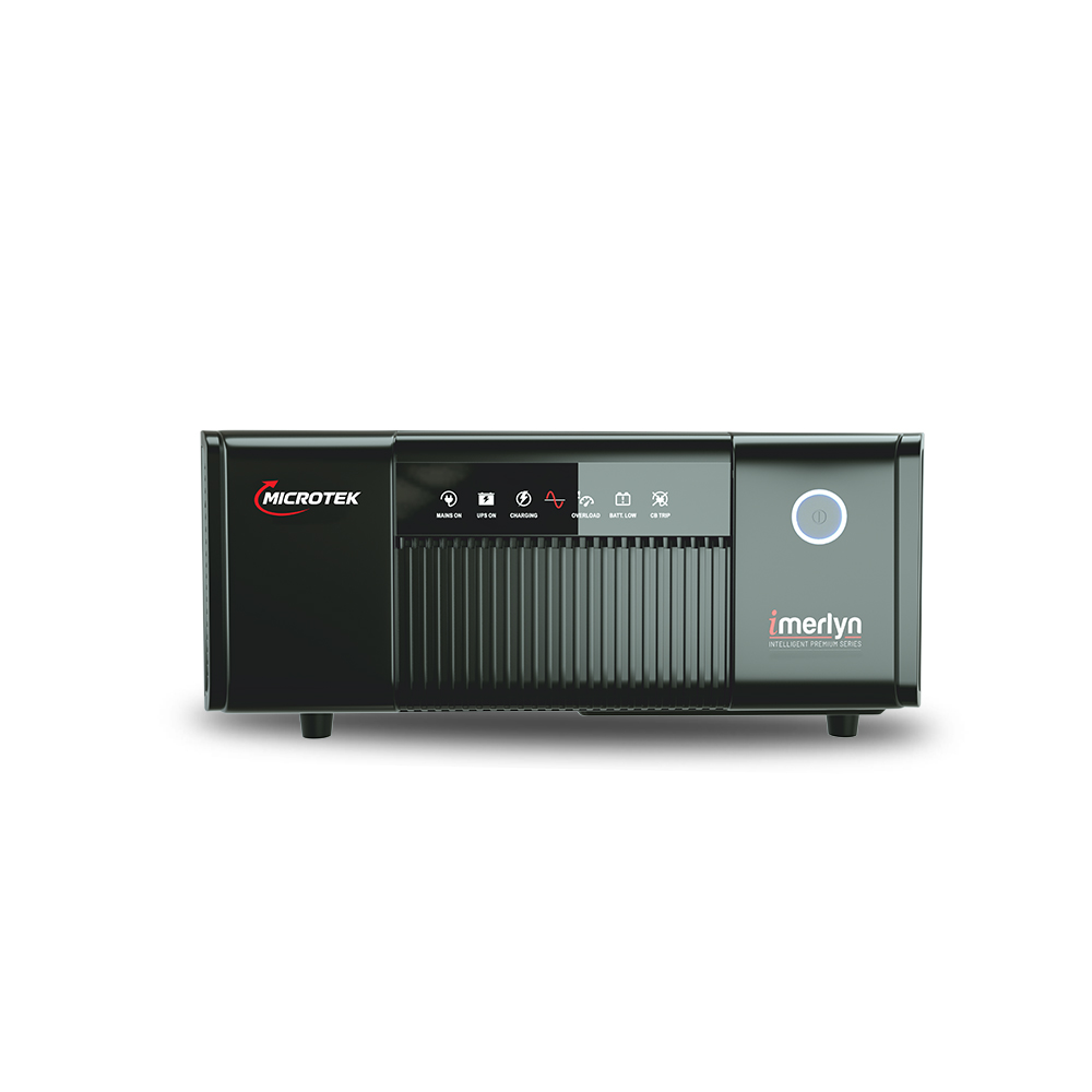 Microtek iMERLYN UPS 1050 (12V) | Advanced Digital Wave Inverter | 900VA/725W UPS for Home