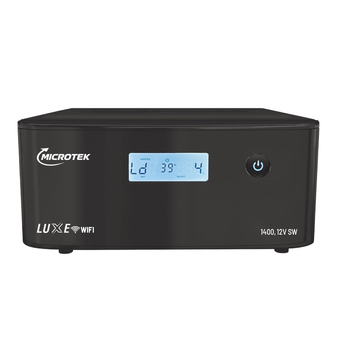 Microtek LUXE WIFI 1400 12V Pure Sine Wave Inverter 1100VA/825Watt