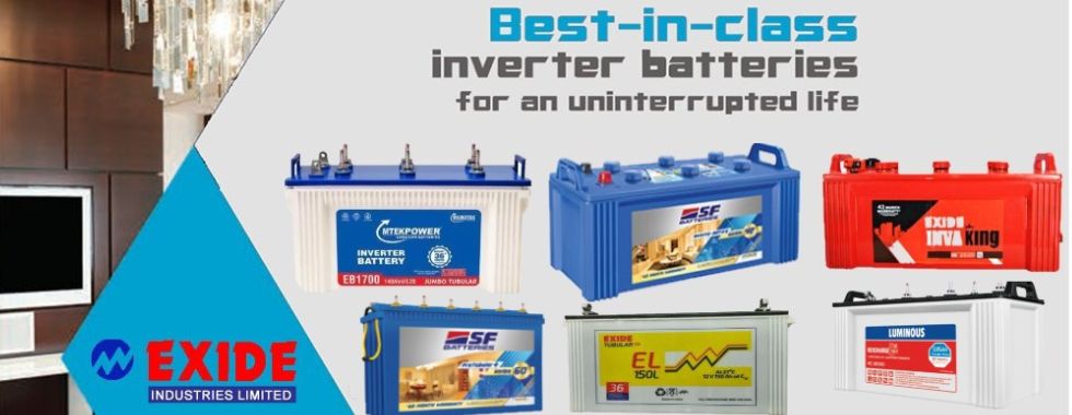 Inverter battery product portfolio banner