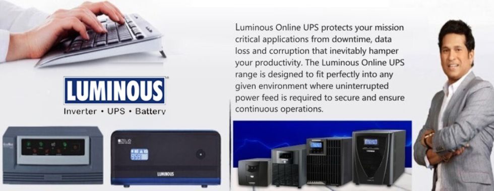 Luminous inverter and UPS banner