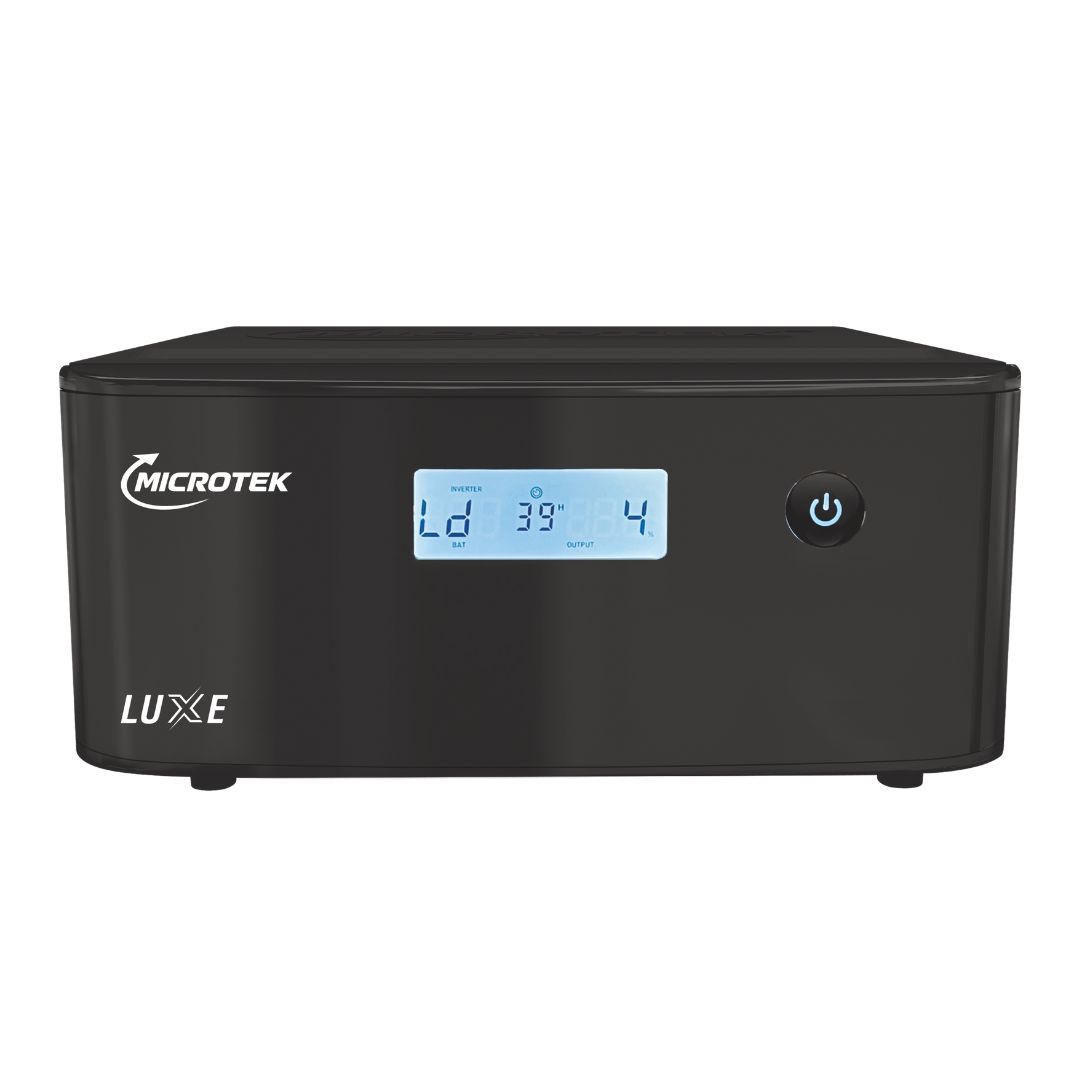 Microtek LUXE NEW 1400 12V Pure Sine Wave Inverter 1100VA/825Watt