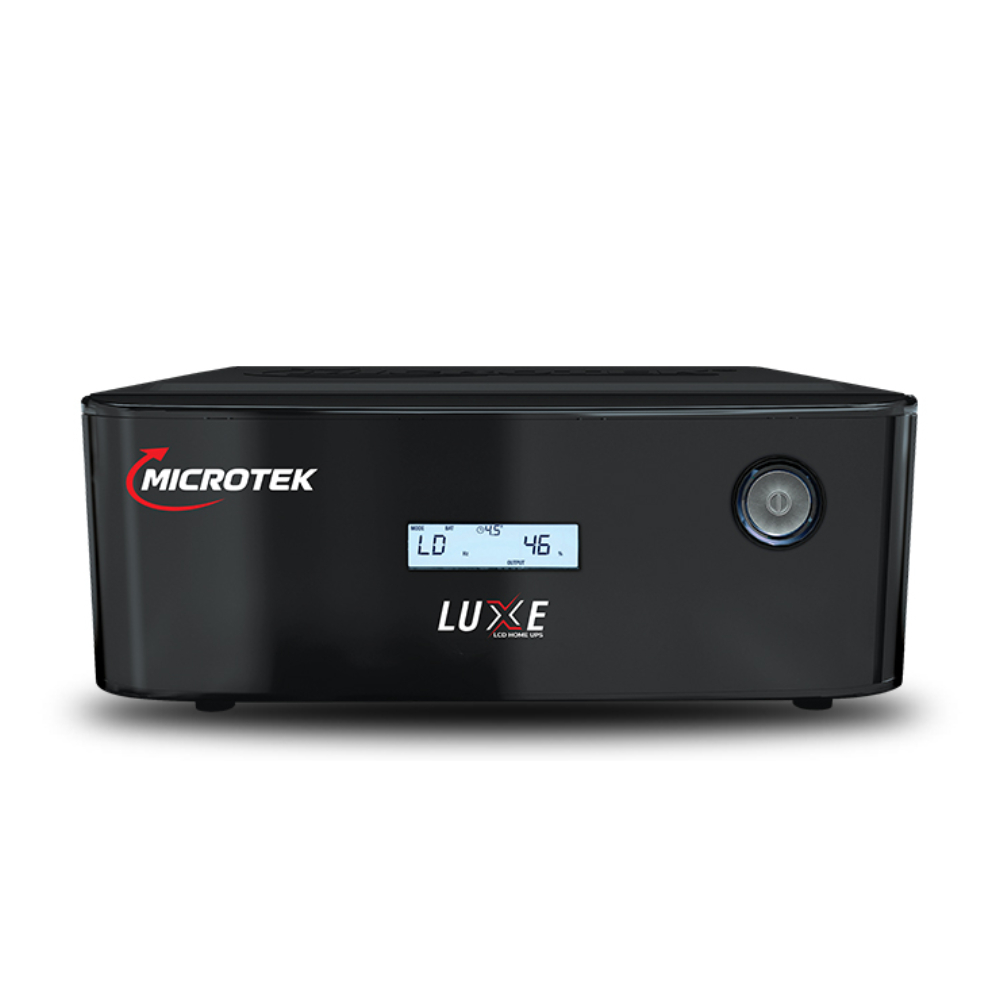 Microtek UPS LUXE 1000 (12V) | Pure Sine Wave Inverter | 800VA/640W UPS for Home